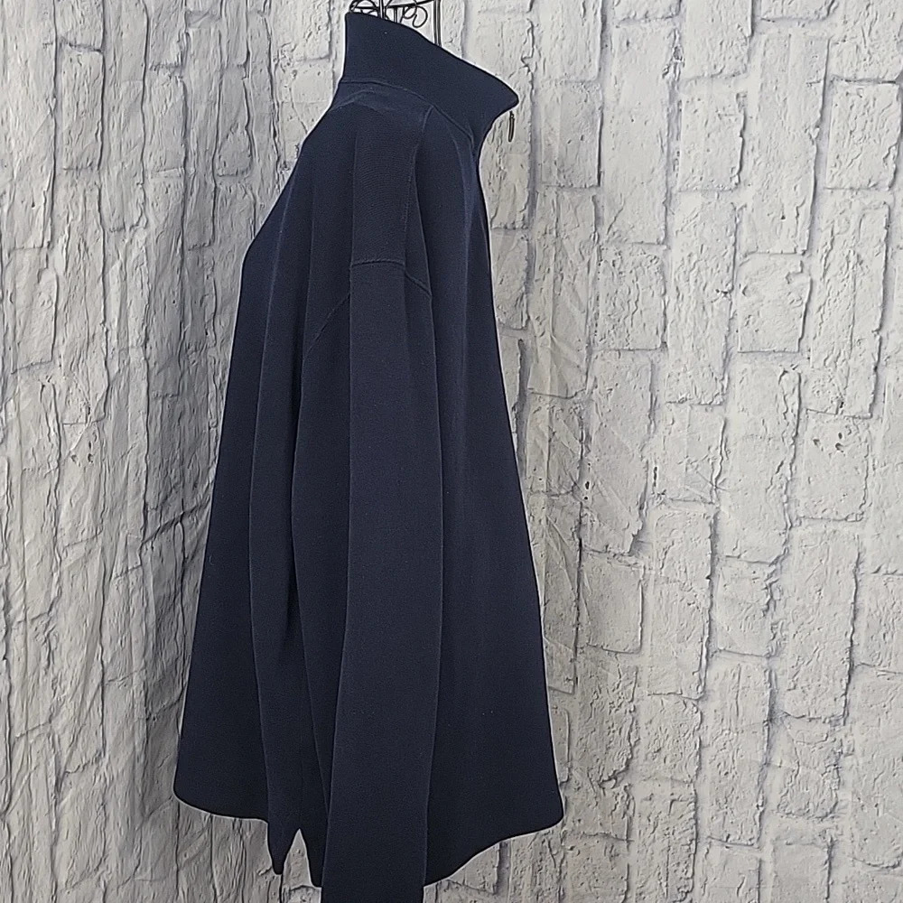 VINTAGE POLO RALPH LAUREN Men's Navy Blue 1/4 Zip‎ Pullover Sweatshirt XL - Picture 5 of 8